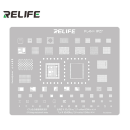 Relife RL-044 Chip Reballing Template for A19 Pro iPhone 17/17 PRO / 17 Pro Max / Air / iPad Mini 8