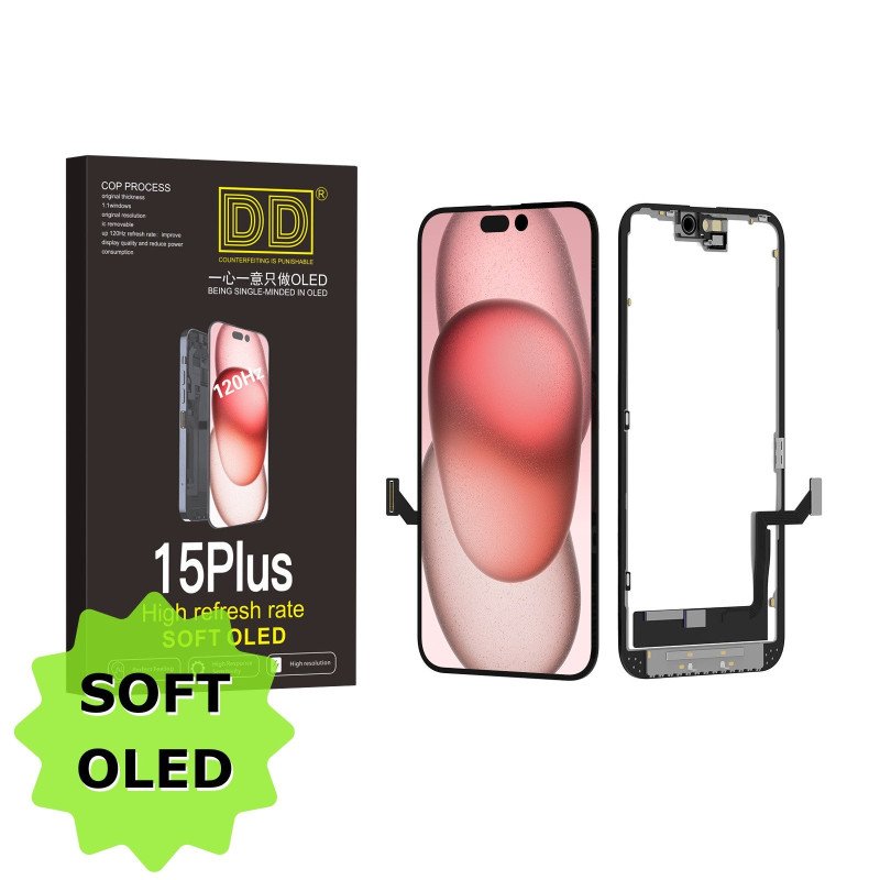 DD Soft OLED Display für iPhone 15 Plus