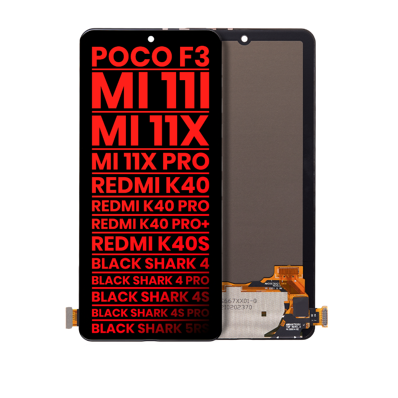 Display für Xiaomi POCO F3/POCO F4/Redmi K40/Redmi K40 PRO/Redmi K40 PRO PLUS/MI 11Lite/MI 11X/MI 11X PRO - Refurbished Original