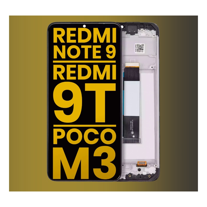 Display für Xiaomi POCO M3/Redmi 9T/Redmi NOTE 9 4G/Redmi 9 POWER - Refurbished Original