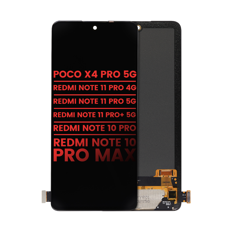 Display für Xiaomi Redmi NOTE 10 PRO 4G/NOTE 11 PRO 5G/usw. siehe Beschreibung - Refurbished Original (Unterstützt fingerprint)