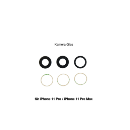 Kamera Linse Glas für iPhone 7, iPhone 8 und iPhone X Serie 1 Set