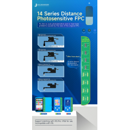 JCID Distance Photosensitive FPC für iPhone 13 und iPhone 14 Serie
