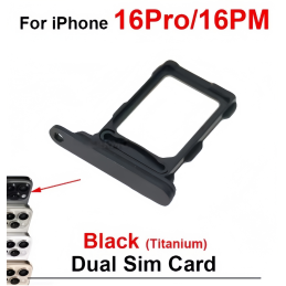Dual SIM Kartenhalter für iPhone 16 Pro