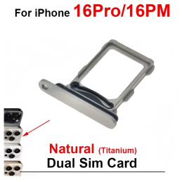 Dual SIM Kartenhalter für iPhone 16 Pro