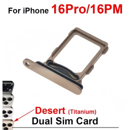 Dual SIM Kartenhalter für iPhone 16 Pro Max