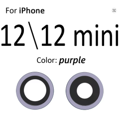 Kameraring , Kamera Linse und Kamera Glas Set für iPhone 12 / 12 Mini