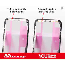 Musttby My Apple LCD Mittel Frame mit Kleber TP Frame Display Touchscreen Rahmen für iPhone