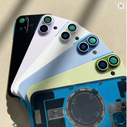 Backcover Glas für iPhone 17 mit Magnet & Linse + NFC