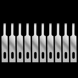 Hobby Blades 10 pcs. Repair Knife blade number 4a aluminum universal for craft knives precision knife Scalpel backcover 