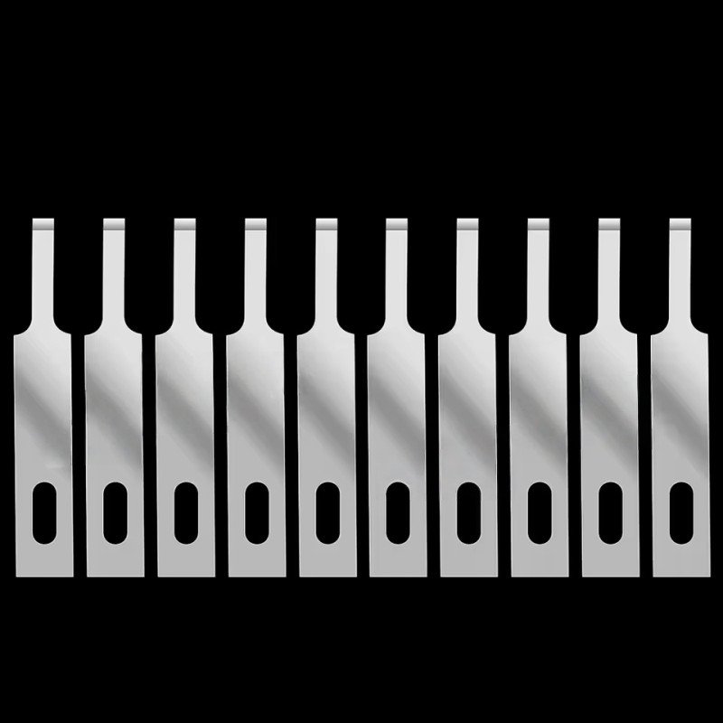 Hobby Blades 10 pcs. Repair Knife blade number 4a aluminum universal for craft knives precision knife Scalpel backcover 