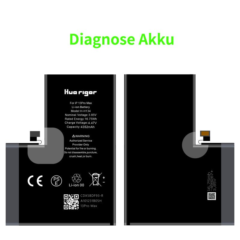 Akku Non PopUp für iPhone 13 Pro Max, 4.650mAh