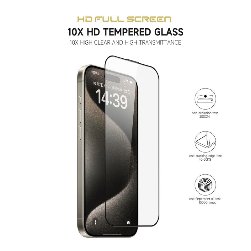Panzerglas für iPhone 13 Mini 50 stk. ohne Verpackung Panzerfolie Schutzglasfolie