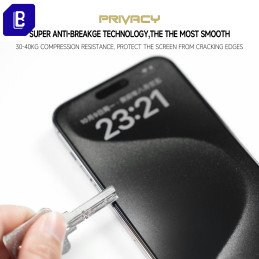 Proso tank glass privacy for iPhone 15–17 Series 20 pieces of protective glass display film