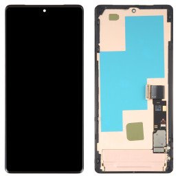 Soft OLED display with frame for Google Pixel 7 PRO GV4BC GE2AE (without fingerprint sensor)