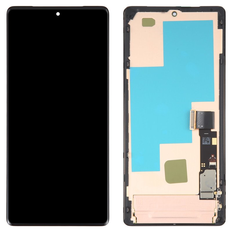 Soft OLED display with frame for Google Pixel 7 PRO GV4BC GE2AE (without fingerprint sensor)