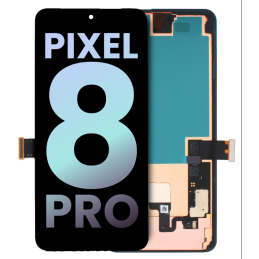 Soft OLED display with frame for Google Pixel 8 Pro GC3VE G1MNW (without fingerprint sensor)