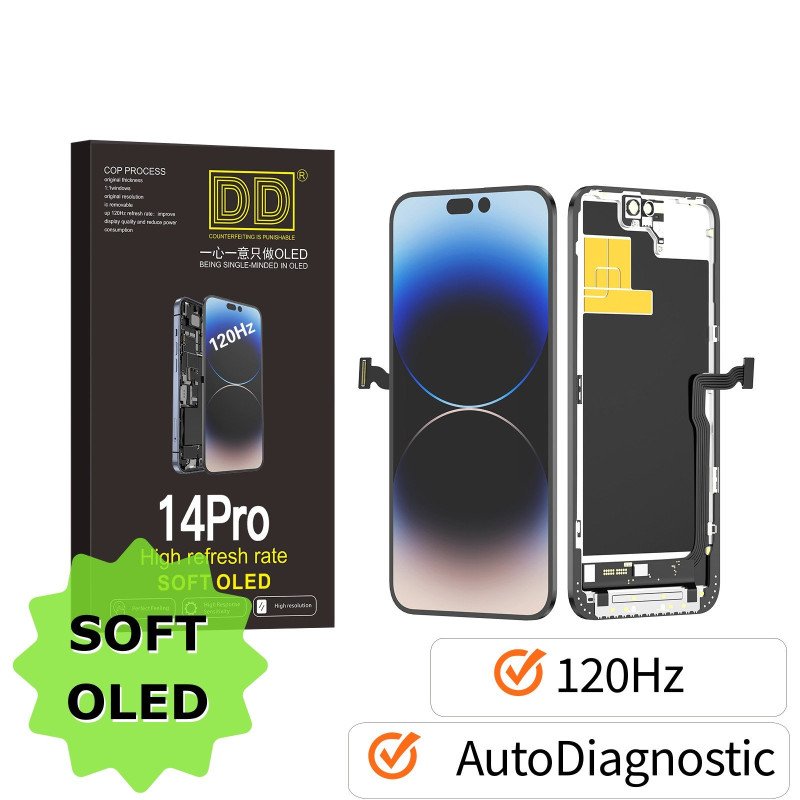 DD Auto Diagnostic Display Soft OLED 120 Hz für iPhone 14 Pro