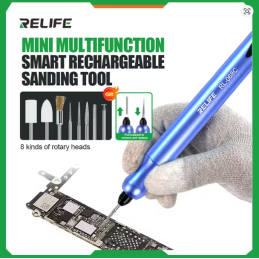 RELIFE RL-068C Smart Battery Grinding pin with 8 attachments for IC loops Mainboard-Disconnect Screw distance