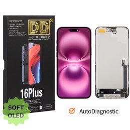 DD Auto Diagnostic Display Soft OLED 60 Hz for iPhone 16 Plus