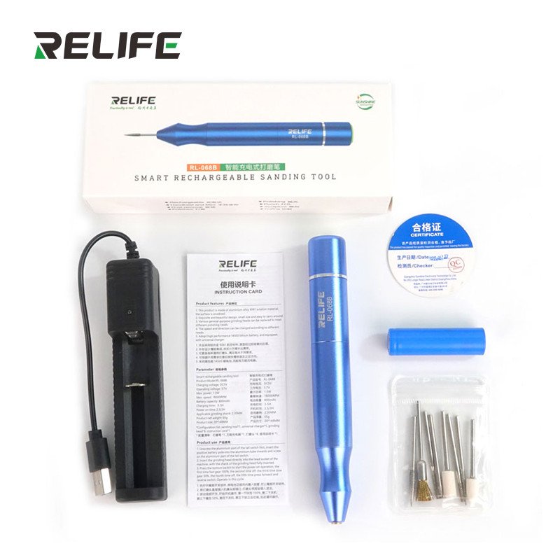 Relife RL-068B + TX1 + 101B repair drill set for removing stripping screws
