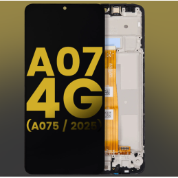 Display for Samsung Galaxy A07 4G (A075) Original refurbished with frame