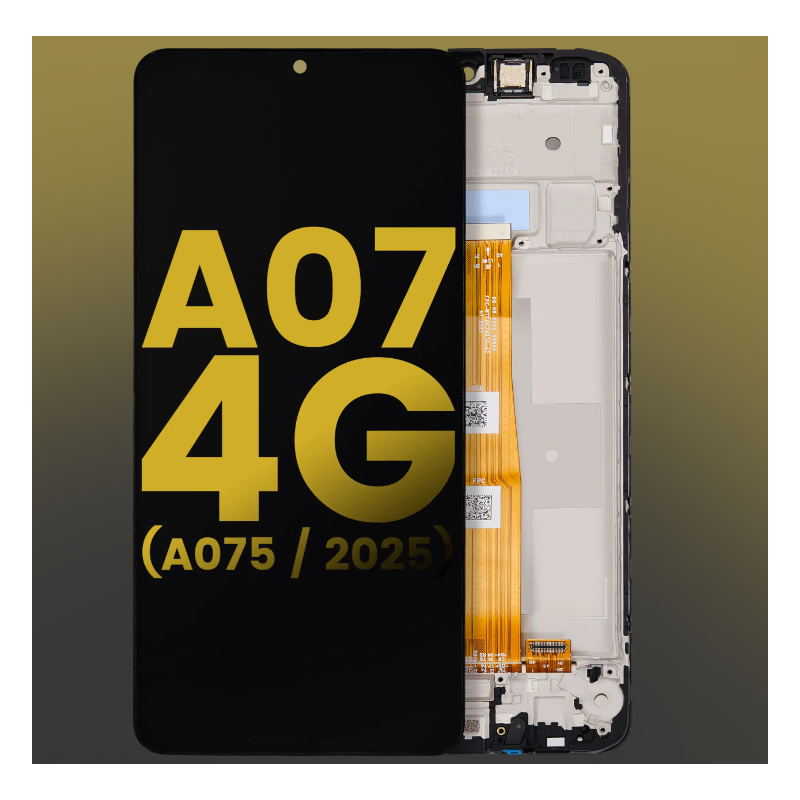 Display for Samsung Galaxy A07 4G (A075) Original refurbished with frame