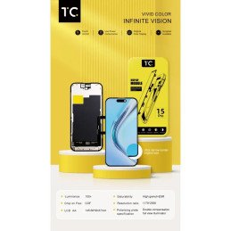 TC FHD COF Incell Display für iPhone 15 Pro - 120 Hz