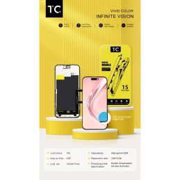 TC FHD COF Incell Display for iPhone 15 Pro Max - 120 Hz