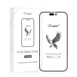 Premium Frontglas mit Mitsubishi OCA für iPhone X–17 Serie 