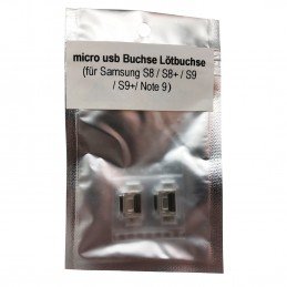 2x Lötbuchse Samsung Galaxy Note 9 S8 S8+ S9 S9+