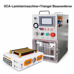 OCA-Laminiermaschine YMJ-TH-30 + M‑Triangel M2 Blasenentferner und LCD-Separator