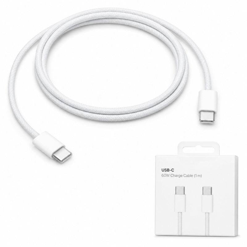 Ladekabel 1m C-C 60W mit Verpackung