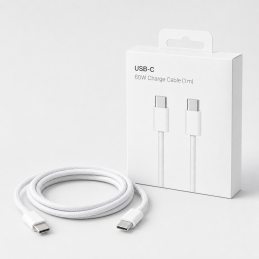 Ladekabel 1m C-C 60W mit Verpackung
