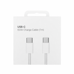 Ladekabel 1m C-C 60W mit Verpackung