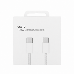 Ladekabel 1m C-C 100W mit Verpackung