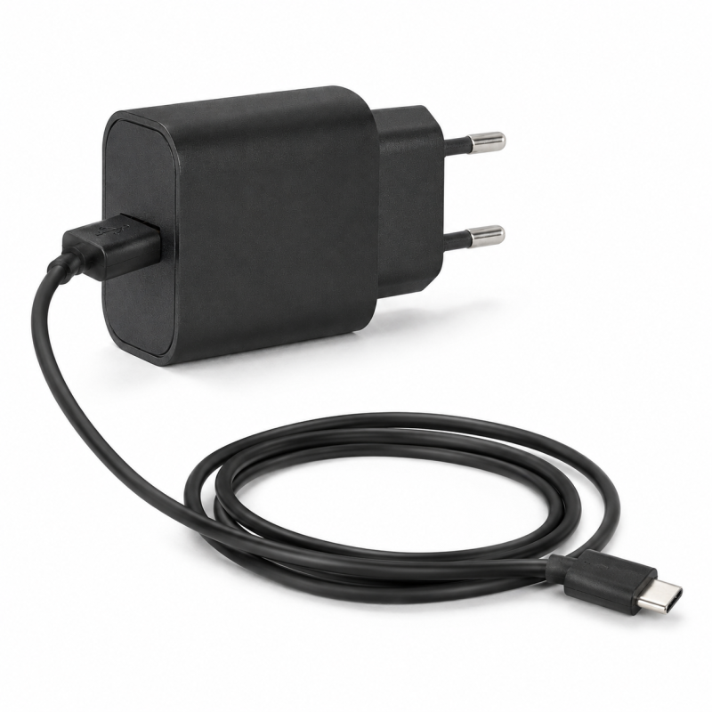 USB Power Adapter Stecker Ladegerät + 80cm Kabel USB - USB C Schnellladen 5.0V 2.0A 10W für Samsung - Ohne Verpackung