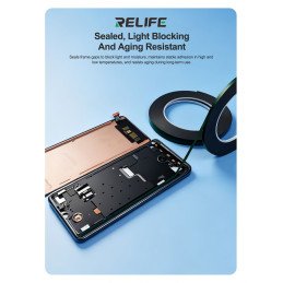 RELIFE HX1 Klebeband – DOPPELSEITIGES KLEBEBAND/3 mm/grün beschichtet/5 Stück