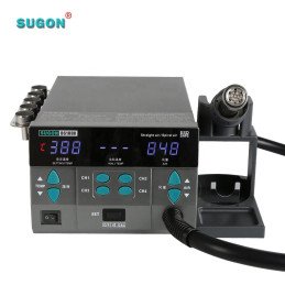 SUGON 8610DX 1200W Hot Air Rework Station Heißluft Station LED Display Lead-Free Heat Gun Microcomputer Temperature Adjustable 5