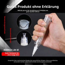 Kaisi 868LO Lötpaste | neue Auspressvorrichtung, kein zusätzliches Hilfsmittel erforderlich