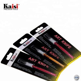 1496372 Kaisi 306 | Cuttermesser | Scharfe Carbonstahl-Klinge (10 Stück/Beutel) 12#