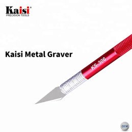 1496372 Kaisi 306 | Cuttermesser | Scharfe Carbonstahl-Klinge (10 Stück/Beutel) 12#
