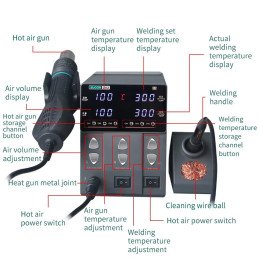 Sugon 202 2-in-1 hot air and soldering station