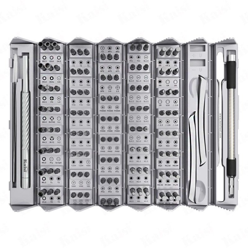 Kaisi K-8128 Präzisions-Schraubendreher-Set (128-in-1)