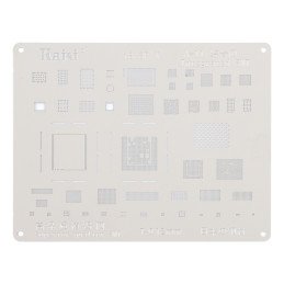 Kaisi 0,12 mm BGA-Reballing-Schablone für iPhone IC/CPU (A-11) | XS/XR/XS Max