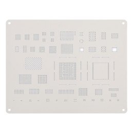 Kaisi 0,12 mm BGA-Reballing-Schablone für iPhone IC/CPU (A-11) | XS/XR/XS Max