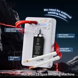 QianLi Macaron – Tragbares Punktschweißgerät / Micro-Punktschweißer für die Reparatur und den Austausch von Handy-Akkuflexkabeln