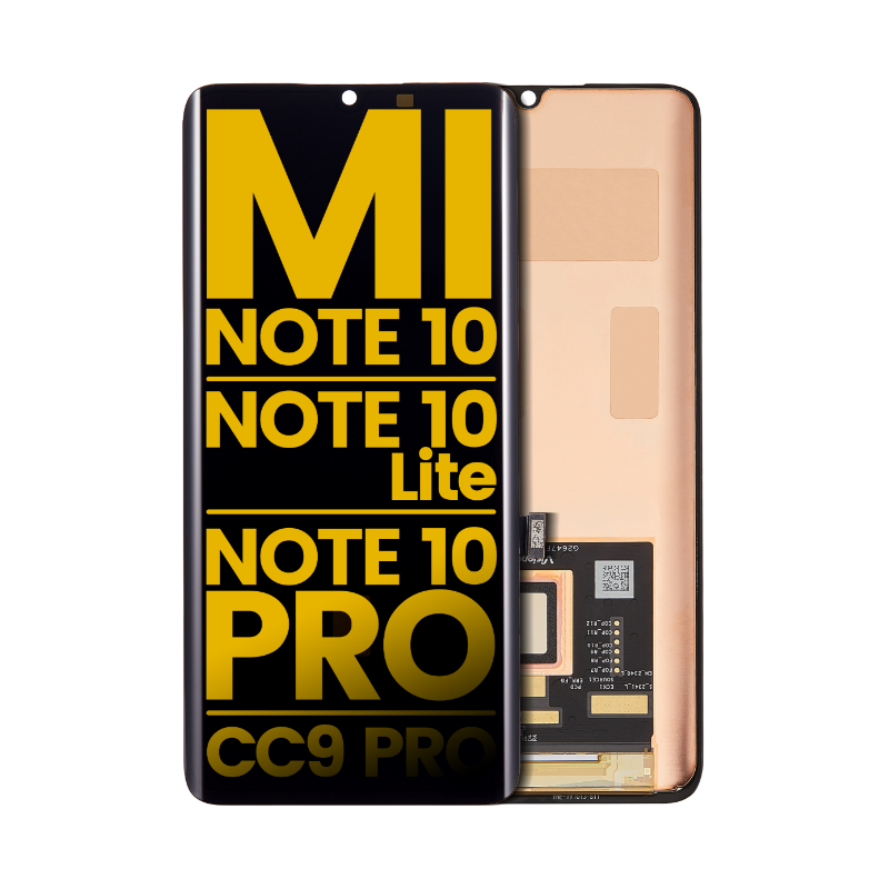 Display für Mi Note 10 / Note 10 Lite / Note 10 Pro / CC9 Pro ohne Rahmen - Refurbished Original