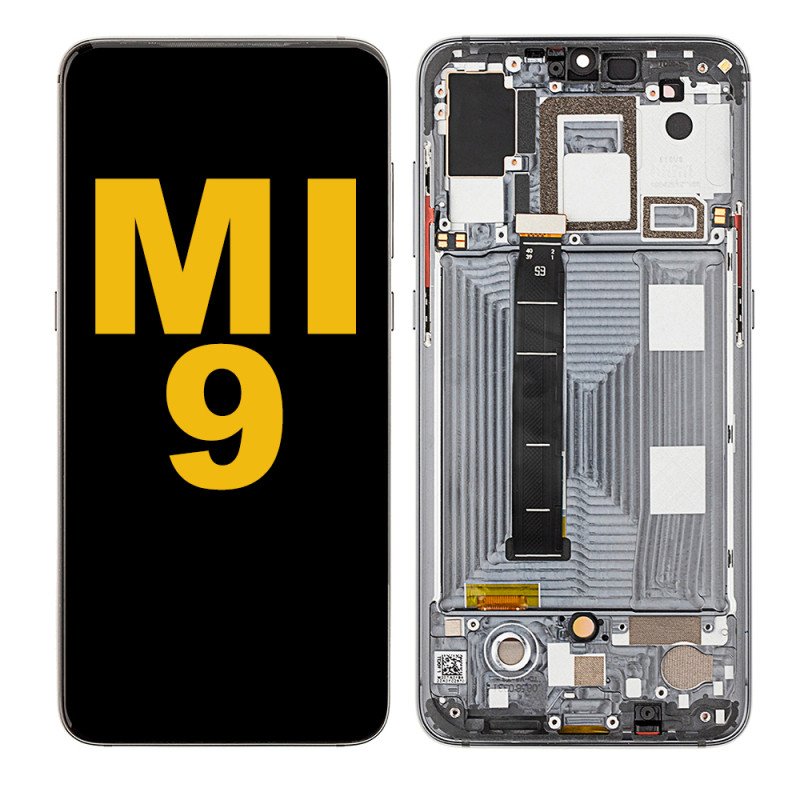 Display für Xiaomi Redmi MI 9 mit Rahmen - OLED