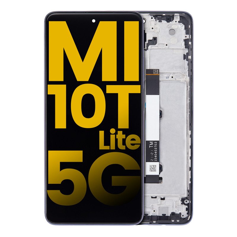 Display für Xiaomi Redmi MI 10 T LITE mit Rahmen - Original Refurbished